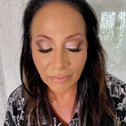 Client after, natural glam makeup by Michelle Louise MUA