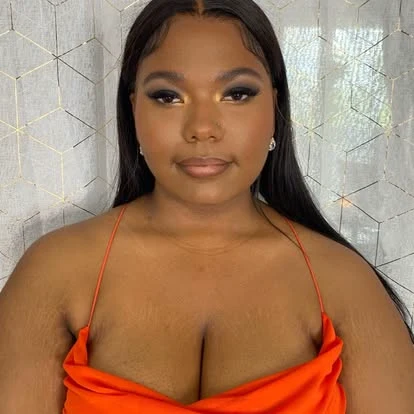 Client full glam after, flawless application by Michelle Louise MUA
